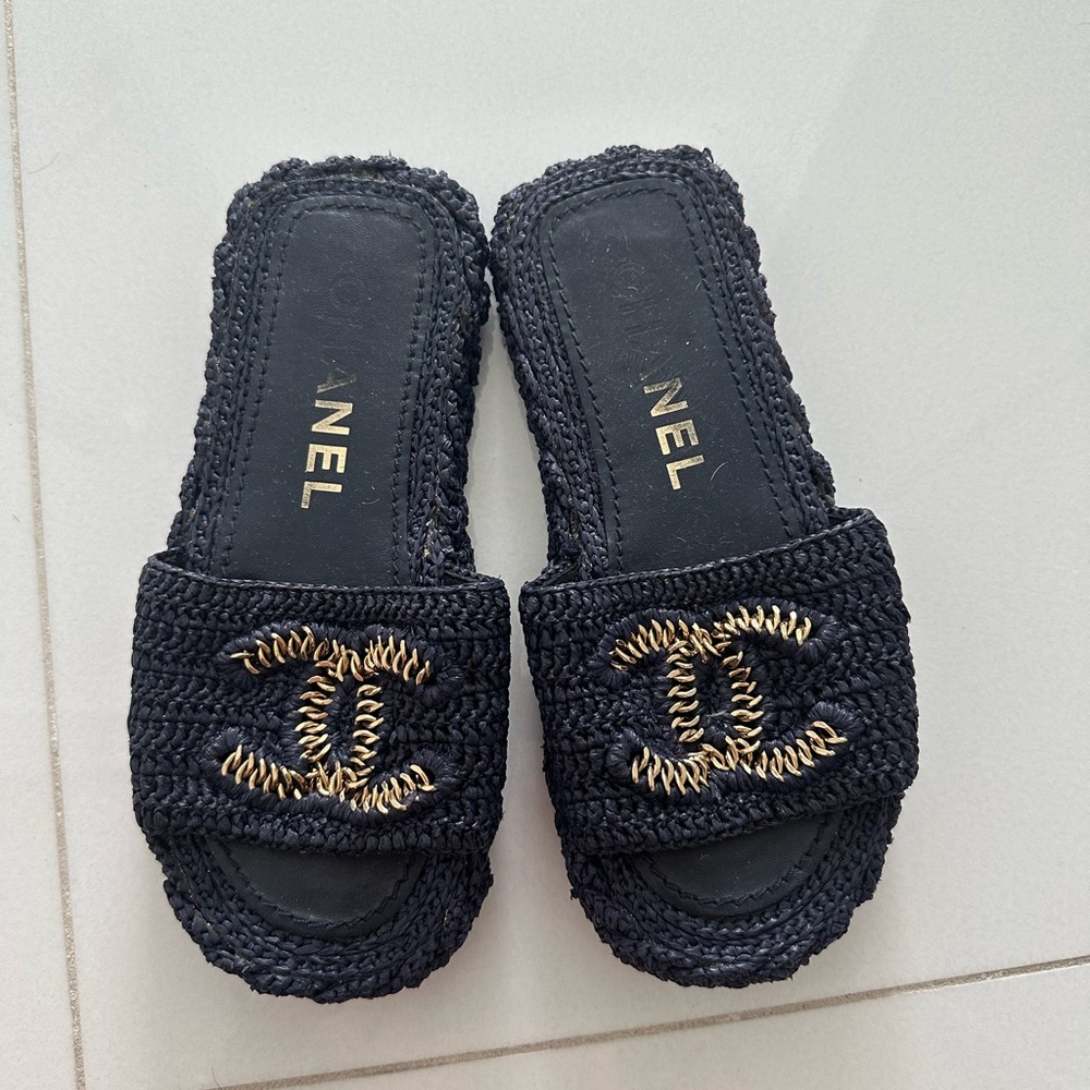 Chanel beach sandals